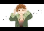  atm0518 bad_id bad_pixiv_id brown_eyes brown_hair child crying emiya_shirou fate/zero fate_(series) hands highres hood hoodie letterboxed looking_at_viewer tears younger 