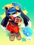  bad_id bad_pixiv_id belt boots gloves hat huepow kaze_no_klonoa klonoa mizuki_kotora no_humans pac-man pac-man_(game) shorts slit_pupils smile solo star yellow_eyes yellow_gloves 