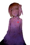  bad_id bad_pixiv_id broken_heart child dress fate/stay_night fate_(series) hair_ribbon matou_sakura reniirean ribbon short_hair solo younger 