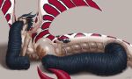 'seph_(sephdragon) 6_limbs anal_prolapse animal_genitalia anthro anus anus_in_slit big_anus big_butt black_mouth blue_eyes boa_(snake) boa_constrictor boinae bottom_heavy bridge_piercing brown_body brown_scales butt chastity_device chastity_piercing chin_horn claws digital_media_(artwork) digitigrade dragon ear_piercing ear_ring european_mythology eyebrow_piercing eyebrow_ring facial_horn facial_piercing feet finger_claws full-length_portrait genital_jewelry genital_piercing genital_slit genitals heart_jewelry hi_res horn huge_anus huge_butt huge_hips huge_thighs hybrid hyper hyper_anus hyper_butt hyper_genital_slit hyper_genitalia hyper_hips hyper_prolapse hyper_slit hyper_thighs industrial_piercing industrial_piercing_ladder jaw_horn ladder_piercing lip_piercing lips long_genital_slit long_slit long_tail lower_lip lower_lip_piercing male membrane_(anatomy) membranous_wings mouth_piercing multicolored_body multicolored_tail multiple_piercings mythological_creature mythological_scalie mythology neck_spines nose_piercing open_mouth oral_prolapse piercing piercing_fetish plump_slit portrait prolapse puffy_anus puffy_slit red_tail red_wings reptile ring_piercing scales scalie silver_horns slimefur slit_chastity slit_piercing small_waist smile smiling_at_viewer snake solo spread_slit spread_wings tail tail_anus tail_spines tail_wings tan_body tan_scales tan_tail tan_wings thick_lips thick_thighs toe_claws tongue tongue_out tongue_piercing unusual_anatomy unusual_tail unusual_wing_placement western_dragon white_tail white_wings wide_hips wing_pattern winged_dragon wings