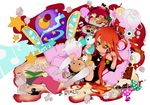  bad_id bad_pixiv_id cake chocolate eating food green_eyes long_hair luke_fon_fabre male_focus mieu numeri orange_hair pastry socks solo stuffed_animal stuffed_toy sweets tales_of_(series) tales_of_the_abyss 