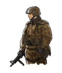  advance_wars gun highres hiroaki_(kof) male_focus official_art soldier solo uniform weapon 