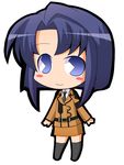  cecile_croomy chibi code_geass lowres pac-man_eyes solo suntail thighhighs 