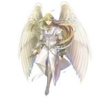  angel bandages dress fire_emblem fire_emblem:_souen_no_kiseki fire_emblem_heroes nintendo pointy_ears reyson wings yura 