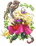  1girl blonde_hair dress kid_icarus kid_icarus_uprising nachure nintendo tanukino viridi yellow_eyes 