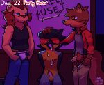 2025 amber_eyes anthro avian beak bird black_body black_clothing black_feathers black_hair black_shirt black_topwear blindfold blindfold_only blue_eyes bodily_fluids bottomwear bottomwear_down bound brown_body brown_fur brown_hair bulge canid canine canis cheek_tuft clip_studio_paint_(artwork) clothed clothing clothing_pull colored crotch_tuft cum cum_in_mouth cum_inside cum_on_body cum_on_face denim denim_bottomwear denim_clothing digital_media_(artwork) domestic_dog erection eurasian_bullfinch facial_tuft feathers felid finch forced forced_oral free_use fur genital_fluids genitals grey_body grey_clothing grey_feathers grey_shirt grey_topwear group hair half-erect hand_on_head hands_behind_back hands_tied hi_res inner_ear_fluff jacket jeans khaki_pants letterman_jacket lion long_hair male male/male mammal nipples nude open_beak open_mouth oral orange_body orange_feathers oscine pantherine pants pants_down partially_clothed party_favor passerine penis percy_(percybird) percybird precum pulling_up_pants red_clothing red_jacket red_topwear saliva saliva_on_penis sex shaded shirt signature smirking_at_another tan_body tan_fur tank_top text topwear trio true_bullfinch tuft underwear unzipped unzipped_pants vent zipper
