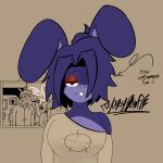 absurd_res anthro bonfie_(cryptiacurves) buckteeth confinement_(series) connor_cornwall female fredina&#039;s_nightclub hi_res picture_frame simple_background solo teeth yosoybonfie