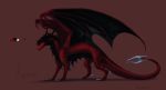  2018 digital_media_(artwork) dragon feral membranous_wings model_sheet scalie solo standing western_dragon wings wrappedvi 