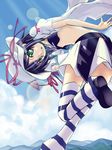  flask_(pandora) highres looking_at_viewer merry_nightmare solo striped striped_legwear yumekui_merry 