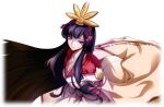  1girl black_hair closed_mouth code_geass code_geass:_dakkan_no_roze code_geass:_lost_stories f4samurai floral_print floral_print_kimono game_cg haruyanagininomiya_sakura highres japanese_clothes kimono long_hair non-web_source obi official_art pink_eyes pink_hair pink_kimono print_kimono sad sash sidelocks solo 