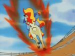  1boy animated animated_gif pokemon pokemon_(anime) ponyta satoshi_(pokemon) 