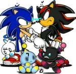  angel_chao chao devil_chao hedgehog male mammal plain_background sega shadow sonic_(series) sonic_the_hedgehog video_games white_background 