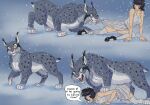 absurd_res anon bestiality cajuzinho02 disney duo english_text faceless_character faceless_female felid feline female female_on_feral feral forced hi_res human human_on_feral interspecies lynx male male/female mammal pawbert_lynxley snow snowflake suggestive text zootopia
