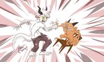  chair cuntboy dark_clefita duo female fight horn intersex male nintendo parasite pink pok&#233;mon pok&eacute;mon thumb thumbs_fight thumbs_war two video_games white 