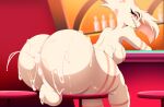 2025 absurd_res angel_dust anthro arachnid arthropod backsack balls bar_stool big_balls big_breasts big_butt bodily_fluids breasts butt cum cum_drip cum_from_ass cum_in_ass cum_inside cum_on_balls cum_on_butt cum_splatter cum_string detailed_background dragonmorfer dripping fur furniture genital_fluids genitals gold_(metal) gold_tooth grin hair half-closed_eyes hazbin_hotel hellaverse hi_res huge_balls huge_butt huge_thighs hyper hyper_butt hyper_thighs leaning leaning_forward looking_at_viewer looking_back male male_(lore) narrowed_eyes nude perineum pink_body pink_fur pink_stripes sharp_teeth sitting smile solo spider stool striped_body striped_fur stripes teeth thick_thighs white_balls white_body white_fur white_hair white_perineum