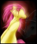  blood cutie_mark equine female feral fluttershy_(mlp) friendship_is_magic horse mammal motch my_little_pony nightmare_fuel nosebleed open_mouth orgasm pegasus pony solo wings 