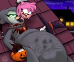 2025 abdominal_bulge ambiguous_gender ambiguous_pred amy_rose anthro bat black_clothing black_coat black_topwear clothing coat cruel_pred eulipotyphlan evil_face face_imprint female female_prey fur gloves glowing glowing_eyes green_eyes group halloween hand_imprint handwear hedgehog hi_res holidays humanoid humanoid_pred imprint lying mammal nights_(nights_into_dreams) nights_into_dreams on_back on_roof outside pink_body pink_fur pumpkin_basket rouge_the_bat sega sonic_the_hedgehog_(series) struggling struggling_prey swallowing topwear trio unwilling_prey vore watermark white_clothing white_gloves white_handwear xcosmicfetishx
