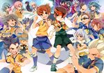  baddap_sleed ball crossover endou_mamoru eska_bamel everyone fubuki_shirou fudou_akio goalkeeper goggles gouenji_shuuya grin hakuryuu_(inazuma_eleven) headband highres inazuma_eleven inazuma_eleven_(series) inazuma_eleven_go kageyama_hikaru kariya_masaki kazemaru_ichirouta kidou_yuuto kirino_ranmaru kiyama_hiroto lightning_bolt matsukaze_tenma mistorene_callus multiple_boys nishizono_shinsuke ogre_(inazuma_eleven) open_mouth raglan_sleeves raimon raimon_soccer_uniform scarf shindou_takuto shuu_(inazuma_eleven) smile soccer_ball soccer_uniform sportswear tsurugi_kyousuke u35 unlimited_shining 