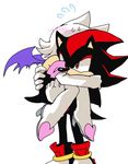  1girl couple furry hetero poke_(pokechan) rouge_the_bat shadow_the_hedgehog sonic_team sonic_the_hedgehog 