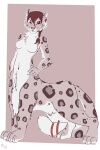 2019 2:3 accessory braided_hair breasts brown_hair cheek_tuft countershade_face countershade_fur countershade_tail countershade_torso countershading ear_piercing ear_ring eyebrows facial_tuft featureless_breasts felid felid_taur female front_view fuf fur furgonomics grey_body grey_fur hair hi_res inner_ear_fluff leopard_spots looking_at_viewer mammal mammal_taur markings navel nude pantherine pantherine_taur piercing pink_nose ring_piercing short_hair simple_background small_breasts snow_leopard snow_leopard_taur solo spots spotted_body standing tail tail_accessory taur tuft white_body white_countershading white_fur