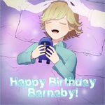  ane_(artist) barnaby_brooks_jr bed birthday blanket blonde_hair child ghost pajamas sleeping tiger_&amp;_bunny toy_robot younger 