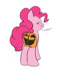 2012 anus bodypaint equine female friendship_is_magic hair halloween happy holidays hooves horse invalid_tag laughter mane my_little_pony pink_hair plain_background pony pumpkin pussy siansaar smile solo white_background 