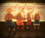  3boys confetti haruno_sakura hatake_kakashi kuu_(satoshilove) multiple_boys naruto naruto_(series) shadow silhouette sitting team7 uchiha_sasuke uzumaki_naruto 