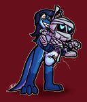 2026 4_fingers anthro anthro_penetrating anthro_penetrating_humanoid balls big_balls big_penis black_sclera blue_balls blue_body blue_eyes blue_hair blue_penis blue_scales bodily_fluids carrying_another cum cum_from_vagina cum_in_vagina cum_inside cum_on_penis cum_splatter duo erection eyewear eyewear_only female female_penetrated fingers genital_fluids genitals glasses glasses_only gloves_(marking) grey_eyewear grey_glasses grin hair heart_eyes heart_symbol humanoid humanoid_on_anthro humanoid_penetrated larger_anthro larger_male lizard looking_down looking_pleasured looking_up male male/female male_penetrating male_penetrating_female markings mummy_wrappings nude penetration penis pupils purple_body purple_eyes red_vulva reptile reverse_stand_and_carry_position scales scalie sex sharp_teeth size_difference smaller_female smaller_humanoid smaller_penetrated smile standing standing_sex teeth tight_fit tostarenan ulti_(ultilix) ultilix vaginal vaginal_penetration vulva wearing_glasses white_pupils yellow_sclera