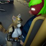 3d_(artwork) absurd_res animal_genitalia animal_penis anthro blender_(artwork) blender_cycles_(artwork) car cheetah clothing digital_media_(artwork) duo equid equine equine_genitalia equine_penis eye_contact fan_character felid feline fellatio female feral genitals hi_res horn looking_at_another male mammal marianokun marianokun_(marianokun) mihoyo mythological_creature mythological_equine mythology night oral parking_lot penile penis pulchra_fellini sex thiren unicorn vehicle zenless_zone_zero