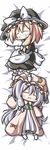  aoblue blush chibi crescent grin hat highres kirisame_marisa multiple_girls open_mouth patchouli_knowledge purple_hair sleeping smile touhou witch_hat 