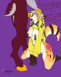 absurd_res anthro apheront atomic_wedgie big_dom_small_sub bodily_fluids bovid canid canine caprine cheetah clothed clothing clothing_pull dialogue dirty_talk dominant duo felid feline female fox hi_res humiliation hybrid kneeling kneeling_oral_position male male/female mammal nipple_weights nipples no_bra oral raised_clothing raised_topwear rami_(apheront) rayza_alvares_(nyxthechee) saliva sheep size_difference spank_marks species_play speciesism submissive submissive_female text topwear topwear_up underwear underwear_on_head underwear_pull wedgie
