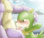  big cum cum_in_mouth cum_inside cum_on_penis erection fellatio lake maggotscookie male nidoking nintendo oral oral_sex penis pok&#233;mon pok&eacute;mon servine sex tear tears video_games 