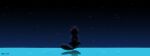  10ne-v absurd_res alexa_(10ne-v) anthro canid canine clear_sky clear_water female fox hi_res levitating living_machine looking_up machine mammal night reflection robot sea sky solo star water 
