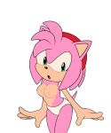 accessory amy_rose anthro areola black_nose breasts cintra_(artist) clothed clothing eulipotyphlan female front_view fur green_eyes hair hair_accessory hairband head_tuft hedgehog hi_res looking_at_viewer mammal nipples open_mouth panties panties_only pink_areola pink_body pink_fur pink_hair pink_nipples sega short_hair simple_background solo sonic_the_hedgehog_(series) tan_body tan_fur thick_thighs topless tuft underwear underwear_only white_background white_clothing white_panties white_underwear wide_hips
