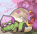 3_fingers 3_toes ambiguous_gender anthro black_body bodily_fluids braixen brandy_the_braixen bulbasaur buttsharb claws clothed clothing cutaway detailed_background diaper diaper_fetish diaper_in_face diaper_only diaper_sniffing duo expression_cutaway eyewear eyewear_on_head fangs feces feet feral finger_claws fingers floral_print fur gas generation_1_pokemon generation_6_pokemon genital_fluids goggles goggles_on_head grass green_body hand_on_diaper hypnosis inner_ear_fluff mind_control multicolored_body multicolored_fur narrowed_eyes nintendo open_mouth open_smile pink_claws pink_eyewear pink_goggles pink_leaves plant pokemon pokemon_(species) pooping red_inner_ear_fluff red_nose red_tail shochu_(gao) sitting sky smile sniffing soiled_diaper soiling soiling_diaper spiral spiral_eyes standing tail teeth toe_claws toes topless touching_diaper tree tuft unclean_diaper urine used_diaper using_diaper vines wearing_diaper wet_diaper white_body white_fur yellow_body yellow_fur