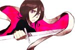  1girl bleach kuchiki_rukia motsu_(f0204) solo sword weapon 