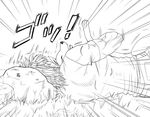  canine cloth fur headbutt hug human male mammal rock roll terry terry_cloth toriko wolf 