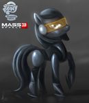  edi equine female feral friendship_is_magic grey_eyes horse looking_at_viewer machine mammal mass_effect mechanical my_little_pony pony raikoh-illust robot solo 