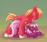  all_fours aries84 big_macintosh_(mlp) blush cheerilee_(mlp) cutie_mark doggystyle duo equine female feral feral_on_feral freckles friendship_is_magic from_behind hair horse male mammal mlpfwb my_little_pony penetration pony sex straight two_tone_hair 