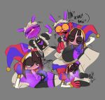 4_fingers absurd_res anthro aroused balls bodily_fluids clothed clothing crossdressing cum cum_covered cum_in_clothing cum_in_mouth cum_in_underwear cum_inside cum_on_face cum_on_penis cum_stain cum_through_clothing cum_through_underwear directional_arrow dominant dominant_female drinking drinking_cum duo exclamation_point eyelashes eyes_closed fellatio fellatio_through_clothing female fingers genital_fluids genitals getting_up glitch_productions gulp_(sound_effect) heart_symbol hi_res humanoid jax_(tadc) karnthud lagomorph larger_male leporid long_eyelashes looking_at_genitalia looking_at_penis looking_pleasured lying lying_on_ground maid_headdress maid_uniform makeup male male/female mammal mascara messy moan motion_lines narrowed_eyes on_back on_ground open_mouth oral penile penis pomni_(tadc) question_mark rabbit ruined_makeup running_makeup running_mascara saliva scribble_eyes sex sharp_teeth shocked size_difference small_penis smaller_female speech_bubble submissive submissive_male swallowing sweat sweatdrop teeth the_amazing_digital_circus throbbing throbbing_penis underwear uniform wet wet_clothing wet_underwear wide_eyed