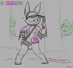  2026 3_toes anthro anthro_focus avian balls bat being_watched big_penis bird bodily_fluids bottomless chicken circumcised clothed clothing erection exhibitionism feet felino galliform gameplay_mechanics genital_fluids genitals group gui gun handgun hat headgear headwear health_bar heart_eyes heart_symbol hi_res holding_gun holding_handgun holding_object holding_pistol holding_ranged_weapon holding_weapon humanoid_genitalia humanoid_penis leg_markings looking_at_another lust_bar male male_focus mammal markings motion_lines nipples open_clothing open_shirt open_topwear outside penis phasianid pistol pixile_studios plant precum ranged_weapon shaking shirt sketch socks_(marking) solo_focus standing super_animal_royale toes topwear torn_clothing torn_shirt torn_topwear tree trembling undead weapon winged_arms wings zombie 