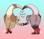 absurd_res accessory addison_rodgers addy_otter anal anal_penetration anthro ashcinderwolf asian_small-clawed_otter bow_ribbon butt buttplug buttplug_clothing buttplug_in_ass buttplug_insertion clothing colored colored_nails duo feet female female/female footwear hair hair_accessory hair_bow hair_ribbon hi_res high_heels holidays looking_at_viewer looking_back mammal mustelid nails object_in_ass otter panties paws penetration plug plug_(sex_toy) plug_insertion presenting ribbons river_otter romantic sex sex_toy sex_toy_in_ass sex_toy_insertion shoes sunny sunny_the_otter tongue tongue_out toy toy) underwear valentine's_day