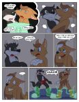  4_fingers animate_inanimate anthro aroused aroused_face bat bat_ears bat_wings beady_eyes black_body black_ears black_fur black_nose blue_eyes blue_floor blush blush_lines bodily_fluids body_control bound briefs brown_body brown_fur brown_hair bullying canid canine canis close_to_bursting clothed clothing comic comic_panel converse converse_shoes crisp_the_wolf cursed_clothing cursed_object cute_fangs dipstick_ears dweet-tea ear_markings emanata embarrassed english_text erection erection_under_clothing fangs fingers floor folded_wings footwear forced forced_erection forced_frottage forced_partners frown full-length_portrait fur gesture ghost gloves glowing glowing_footwear green_eyes group hair half-length_portrait hand_gesture hand_on_head handwear head_tuft hi_res humiliation humiliation_fetish implied_frottage inside looking_down male mammal megabat membrane_(anatomy) membranous_wings multicolored_body multicolored_ears multicolored_fur open_mouth partially_clothed pink_inner_ear pointing pointing_at_another portrait possession print_clothing print_underwear red_briefs red_clothing red_underwear scared screaming sequence shoe_fetish shoes sleeping sleepwalking sneakers speech_bubble spirit sweat sweatdrop teasing teeth tenting text thought_bubble tongue tuft two_tone_body two_tone_fur underwear waking_up wall_(structure) watermark white_body white_clothing white_ear_tips white_fur white_gloves white_handwear white_wall wings wolf yellow_briefs yellow_clothing yellow_underwear 