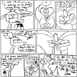  1:1 2025 anthro ape armor awkward black_and_white cartoon_network cobra coby_(mao_mao) comic crown cybernetic_limb cybernetics cyborg dialogue embarrassed english_text excited female giraffe giraffid group haplorhine headgear helmet hi_res judging machine male mammal mao_mao:_heroes_of_pure_heart monochrome murid murine orangusnake orangutan primate ramaraffe rat ratarang reptile rodent scalie size_difference snake tanner_(mao_mao) text the_weaver yelling 