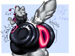 2026 4:3 anatoly_genghis_khan antennae_(anatomy) anthro anus anus_expansion balls balls_expansion big_anus big_balls big_butt big_tail butt butt_expansion butt_slap colored digital_drawing_(artwork) digital_media_(artwork) electronics english_text exclamation_point expansion expansion_app fur g-khan genital_expansion genitals glistening glistening_anus glistening_butt grey_body grey_fur huge_anus huge_balls huge_butt hyper hyper_anus hyper_butt machine male nude offscreen_character phone phone_app protogen protogen_visor puffy_anus shaded signature simple_background slap smack_(sound_effect) smile solo tail text