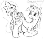  cub cutie_mark dragon dupe equine female feral friendship_is_magic hair horn horse long_hair magic male monochrome my_little_pony open_mouth penis plain_background pony russian_text smile spike_(mlp) tg-0 tired twilight_sparkle_(mlp) unicorn young 