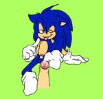  balls cum foot_fetish footjob gay hedgehog looking_at_viewer male one_eye_closed penis sega solo sonic_(series) sonic_the_hedgehog tongue tongue_out 