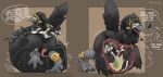  abdominal_bulge absurd_res adenosine almost_fully_inside anal anal_vore ankle_band anthro avian backsack balls belly big_belly big_butt bird black_body blorp body_outline burping burping_up_feather butt churn corvid corvus_(genus) crow digestion ear_piercing ear_ring eyewear eyewear_on_head feathers feet genitals glorp goggles goggles_on_head group gurglegluts hair hi_res jewelry long_hair lying male male/male male_pred male_prey mass_vore multiple_prey nintendo nude on_front oscine passerine patting_belly penis piercing post_digestion prey_outline ring_piercing rito rumbling_stomach same_size_vore sequence size_difference tail tail_feathers talons the_legend_of_zelda toes tongue tongue_out unwilling_prey vore weight_gain wide_hips winged_arms wings 