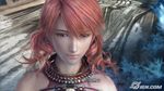  earrings final_fantasy final_fantasy_xiii green_eyes jewelry oerba_dia_vanille red_hair screencap solo twintails 