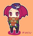  chibi duel_monster hat pantyhose red_eyes red_hair sangan skull tour_guide_from_the_underworld twintails yu-gi-oh! yuu-gi-ou_duel_monsters 